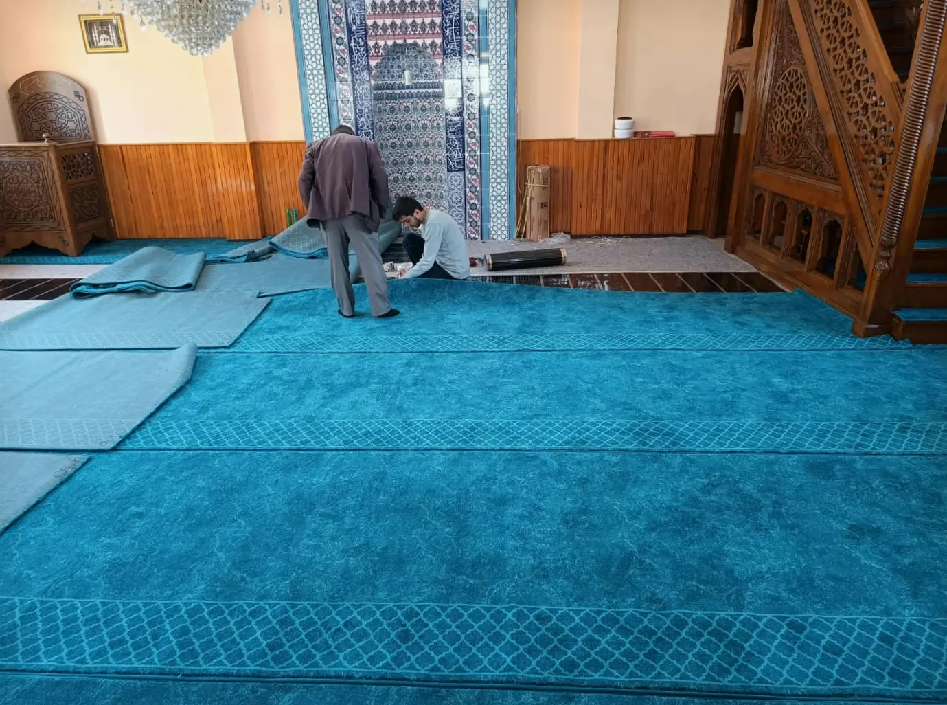 Adana cami ısıtma uygulaması 1