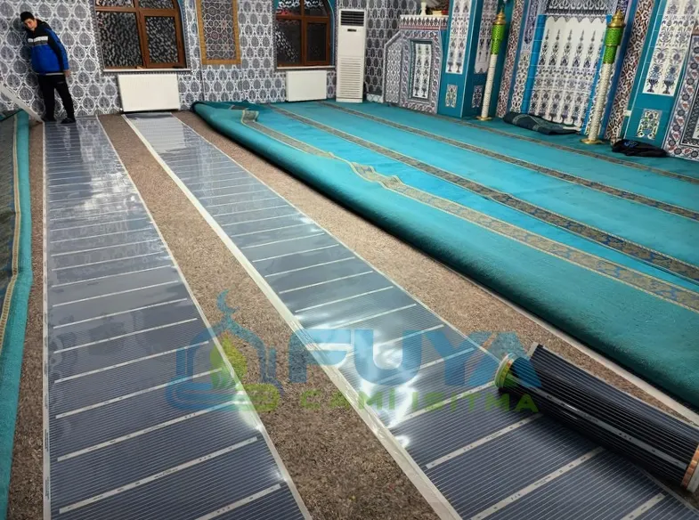 Amasya cami ısıtma uygulaması 1