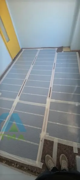 Bartın parke altı ısıtma uygulaması 1