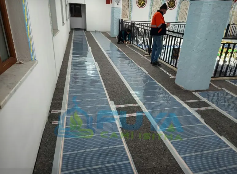 Tekirdağ cami ısıtma uygulaması 1